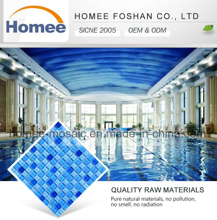 Hot Mosaic Tile Glass Pool Mosaic for Swimming Pool