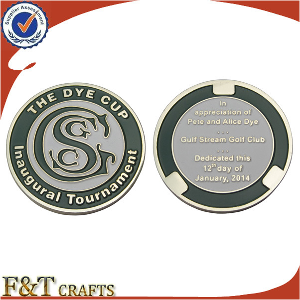 High Quality Die Brass Gold Plated Challenge Metal Souvenir Coins (FTCN1915A)