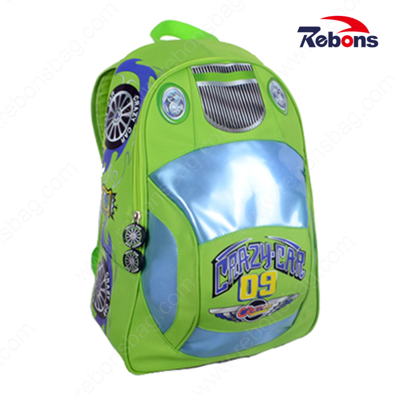 Kids Cool 3D Car Style Trolley Cute Cartoon School Bag