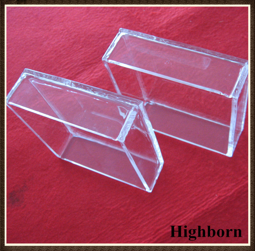 Clear Customized Square Quartz Petri Dish