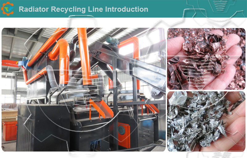 Scrap Radiator Copper Aluminum Recycling Plant