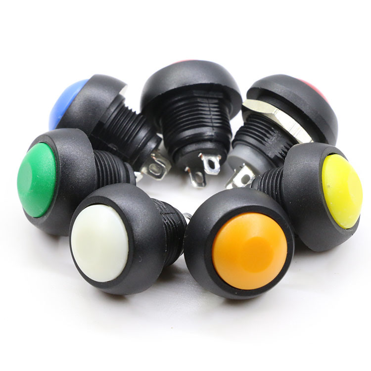 off-on Spst Momentary Push Button Horn Switch Car Boat Dashboard Light 1A 250V