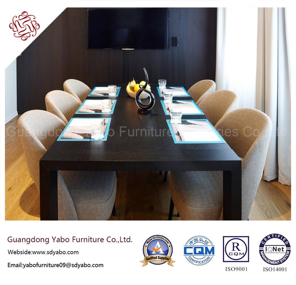 Minimalism Hotel Furniture for Dining Room with Fabric Chair (YB-G-15)