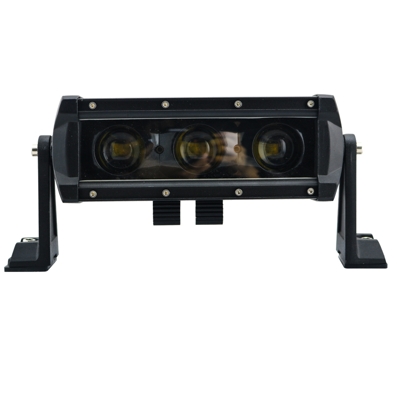 Single Projector Lens 45W LED Offroad Light Bar for Jeep