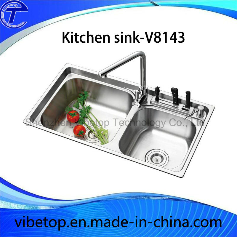 Professional Manufacturer Stainless Steel Kitchen Sink (KS8445)