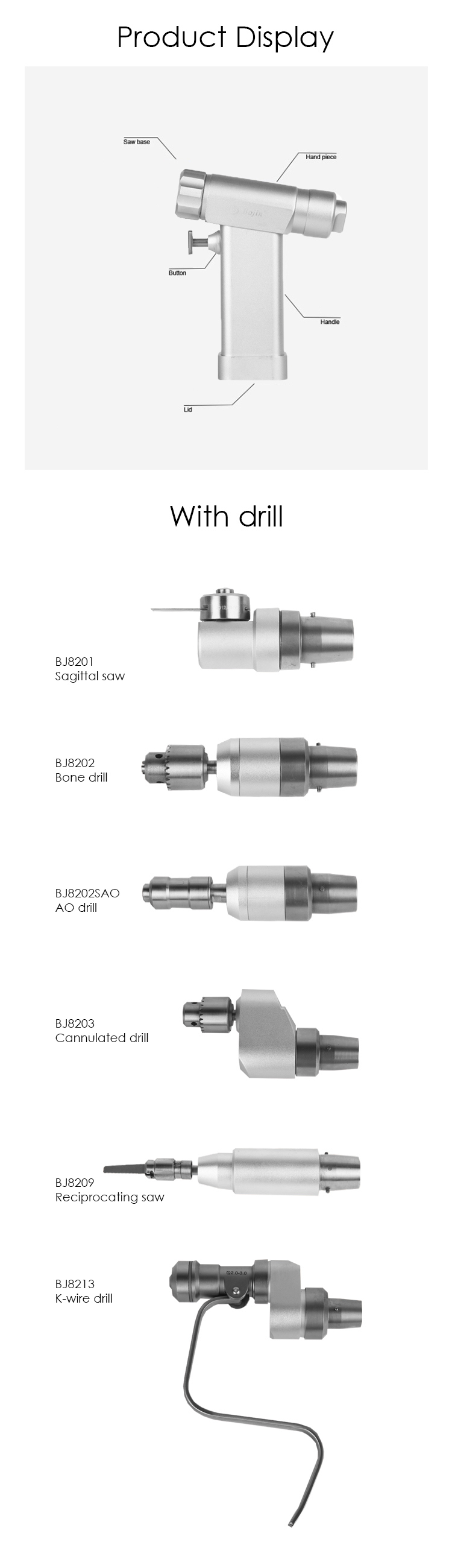 Multi Function Veterinary Orthopedic Power Tools (System8200)