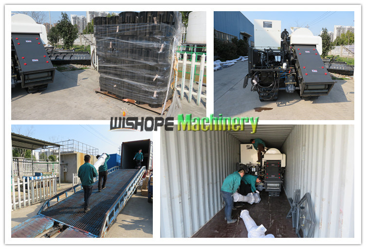 Wishope 360 Degree Rotating Unloading Auger Combine Harvester Machine