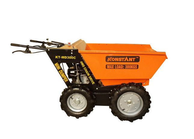 Chain Drive Dumper Power Barrow with Extension Sides