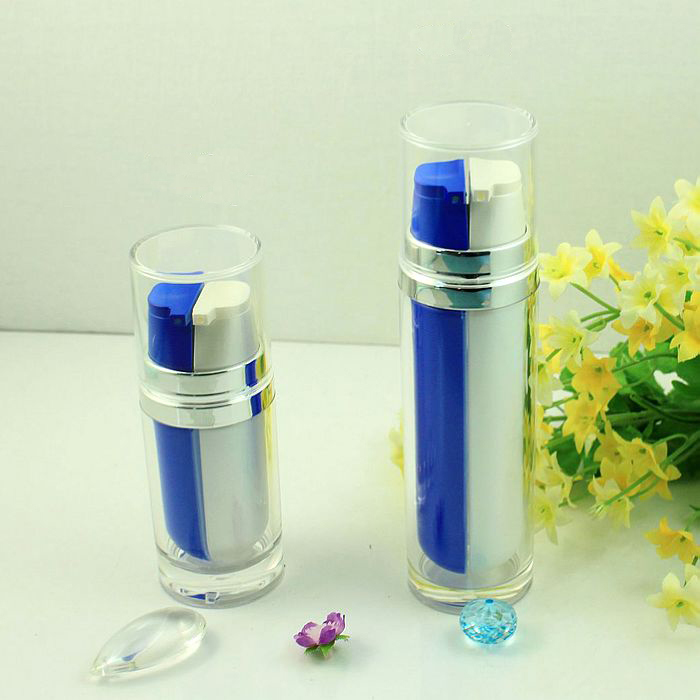 15ml, 30ml, 50ml Cosmetic Plastic Airless Lotion Bottle