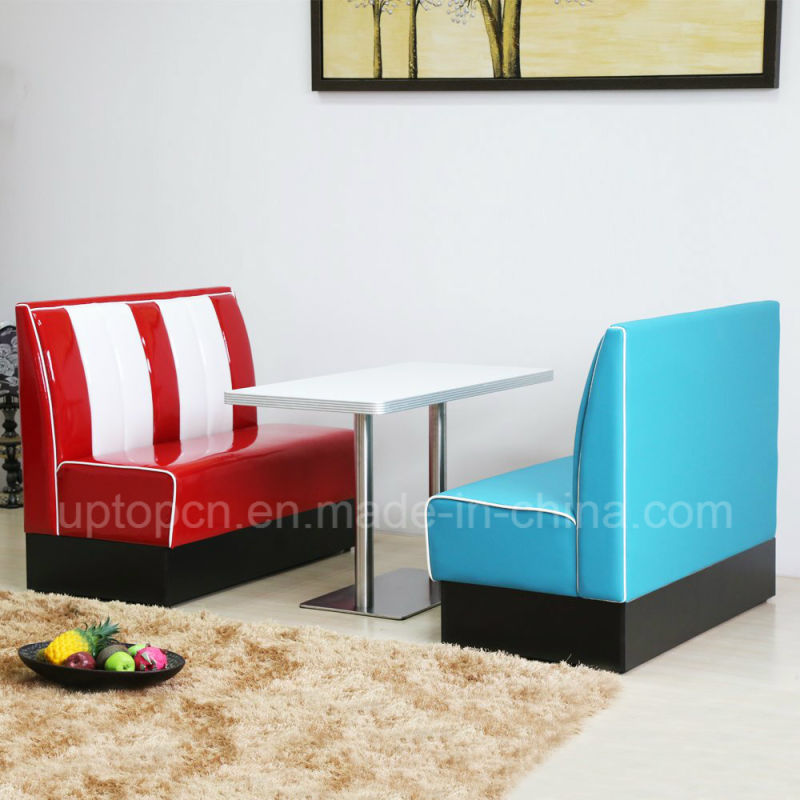 (SP-KS269) Customized Modern Leather Restaurant Sofa Booth Seating