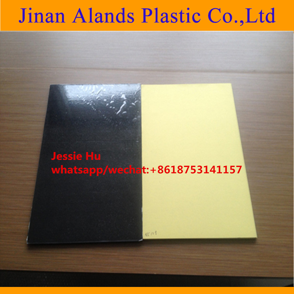 0.3mm-2mm Thick Black White Self Adhesive PVC Sheet