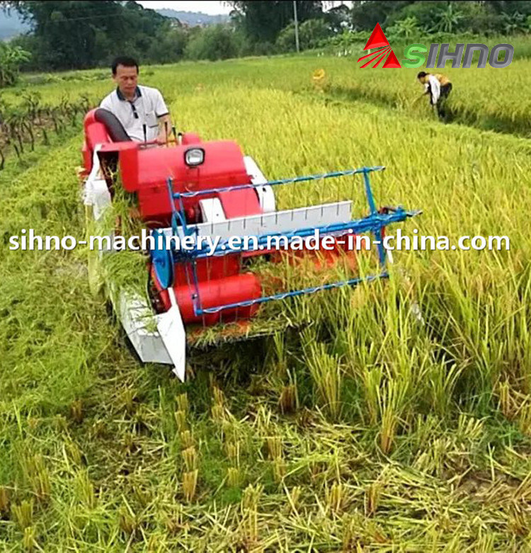 14HP Gear Drive Cheap Mini Rice Combine Harvester