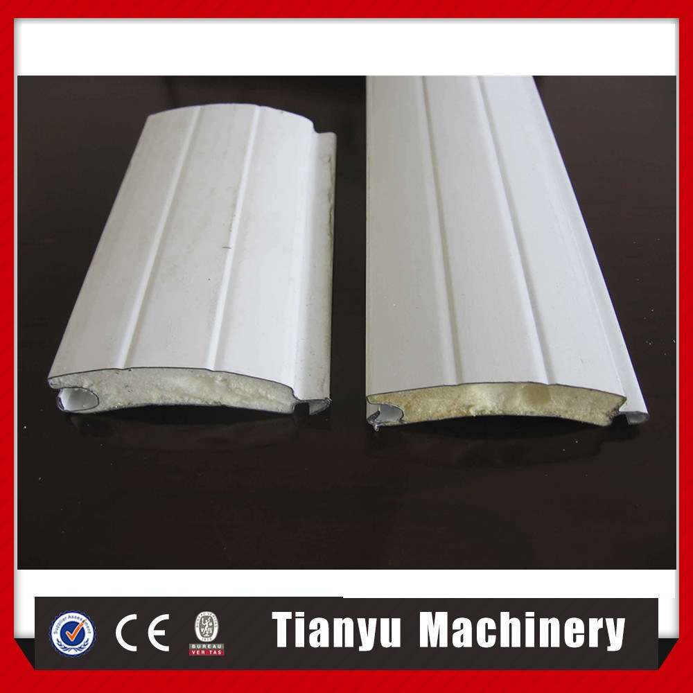 Polyurethane PU Roller Shutter Door Slats Roll Forming Machine