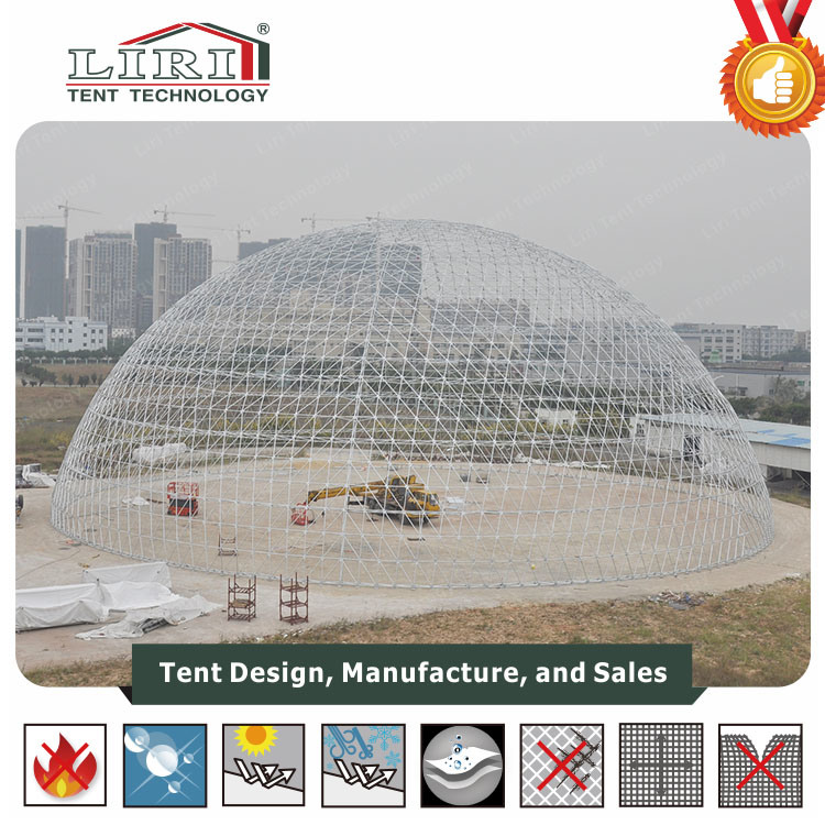 The Biggest Diameter 60m Half Sphere Dome Tent for Event