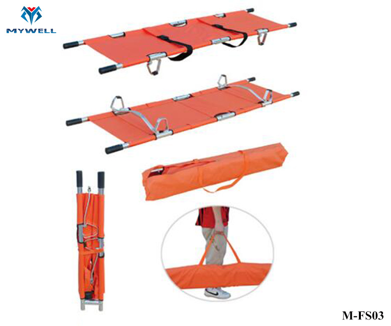 M-Fs03 China Made Single Patient Folding Military Stretcher Prices