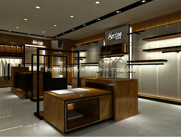 Custom Menswear Shopfitting, Men Garment/Clothing/Footwear Store Display Fixtures