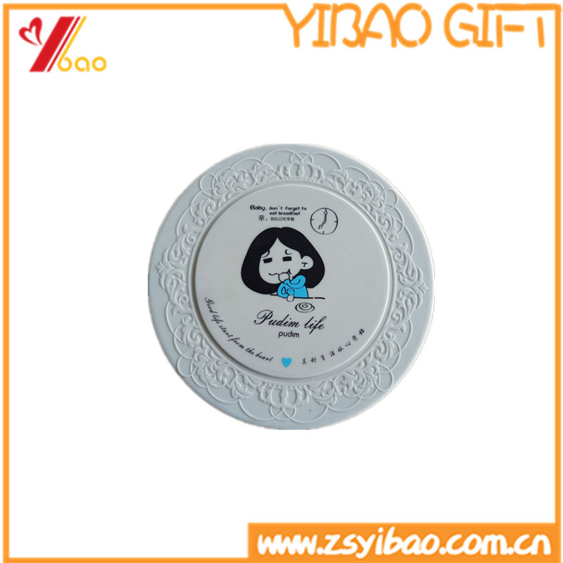 Coaster Rubber Round Cup Coaster Silicone Circle Mat