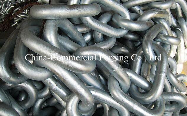 Studless Metal Anchor Link Chain for Marine Rigging Hardware