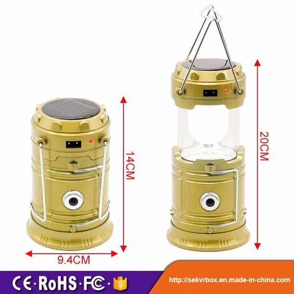 5800t Solar Rechargeable Lantern, Solar Rechargeable Camping Lantern, Solar Camping Lamp Rechargeable LED Lantern