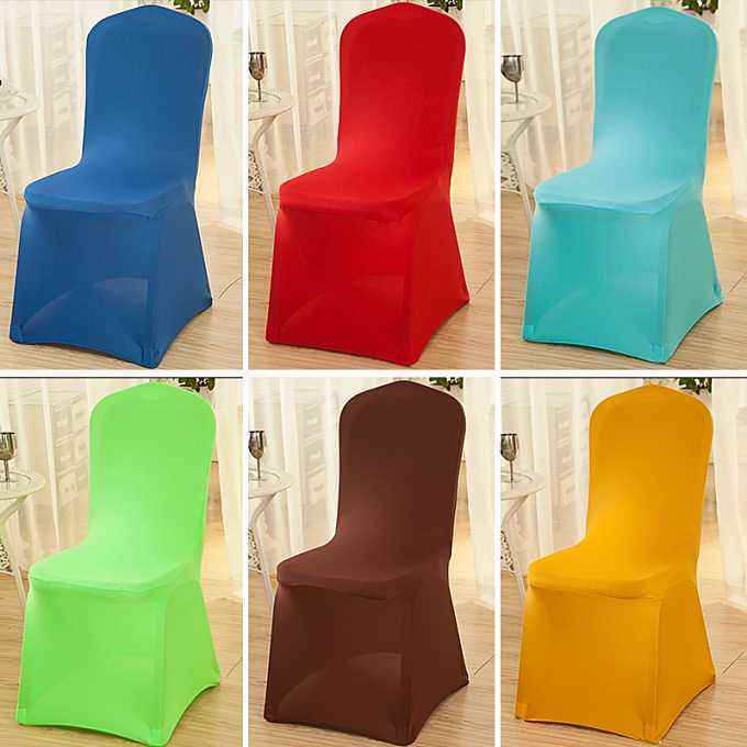 Polyester Spandex Chair Cover Solid Color for Wedding Party (JRD906)