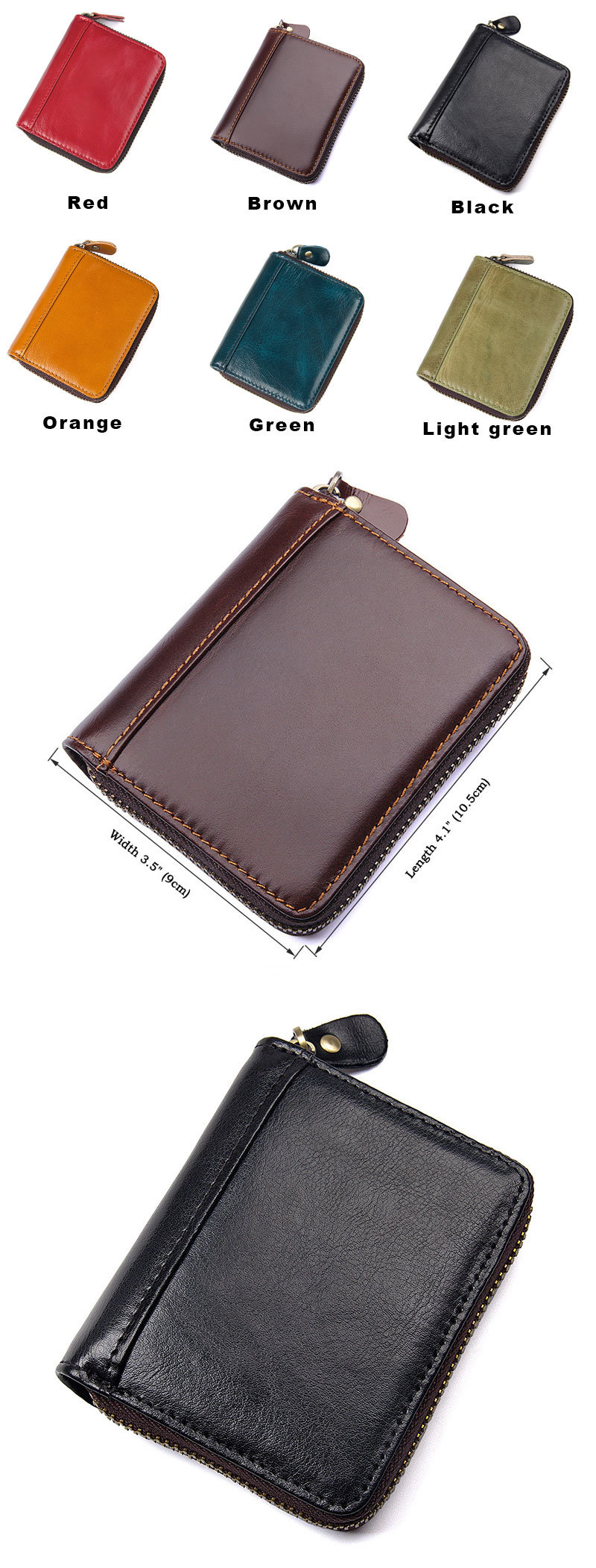 Hot Sales Cheap Price Good Quality Full Grain Leather Credit Cards Wallet Name Cards Holder