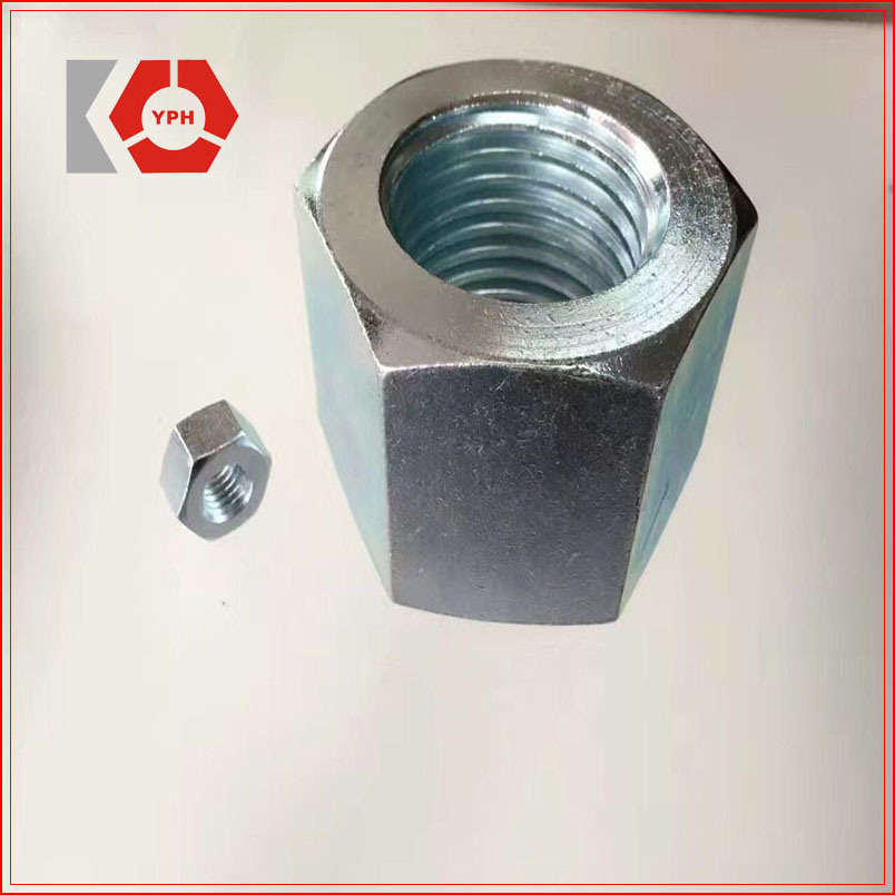 DIN6334 Hexagon Coupling Zinc Plated Nut