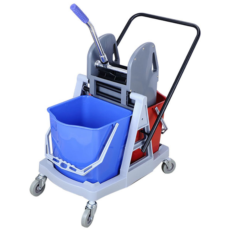 Stainless Steel Tubular Frame Hospital and Hotel Linen Trolley