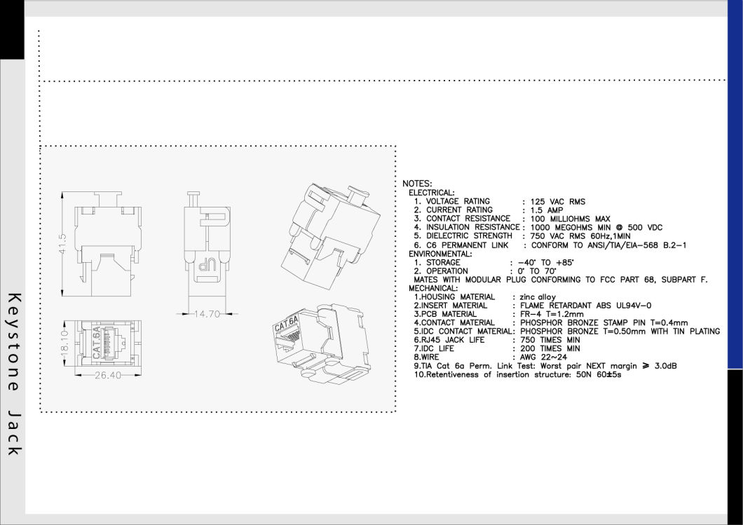 Best Price CAT6 Keystone Jack