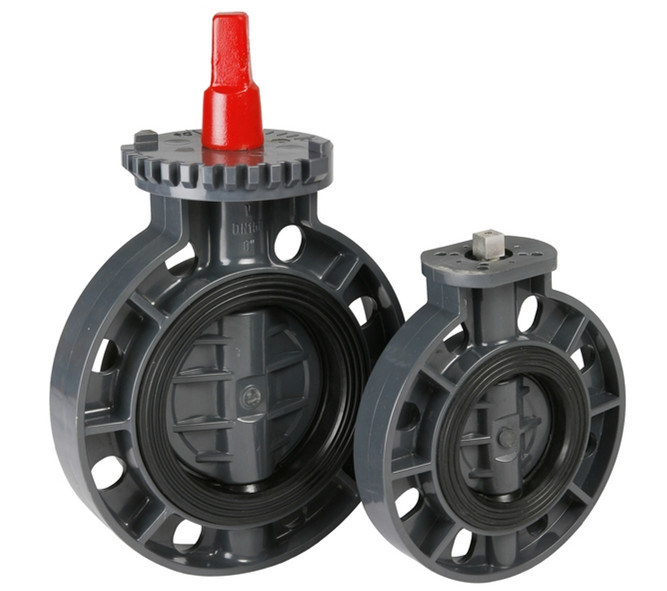High Quality PVC Non Actuator Butterfly Valve 2