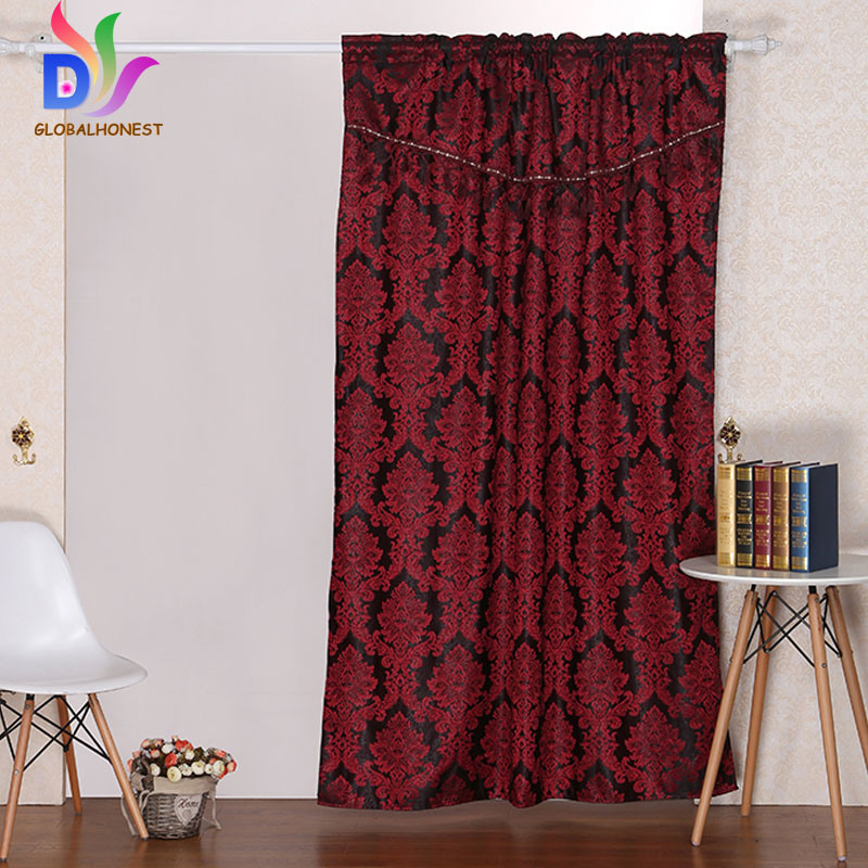 Modern New Style Bedroom Livingroom Printed Polyester Curtain Window Curtain