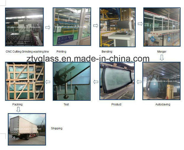 Tempered Passenger Door Auto Parts for Bus