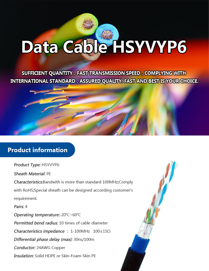High Speed FTP CAT6 Copper CCA Network LAN Cable