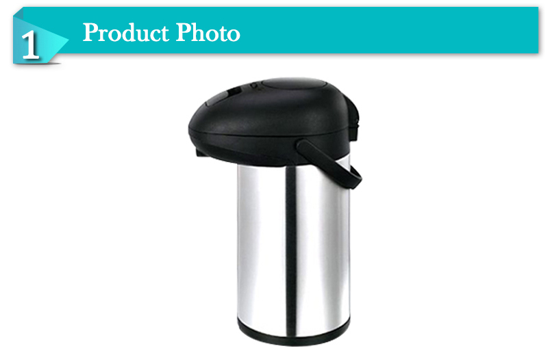 Press Pumping System Stainless Steel Thermos Vacuum Flask (ASUH)