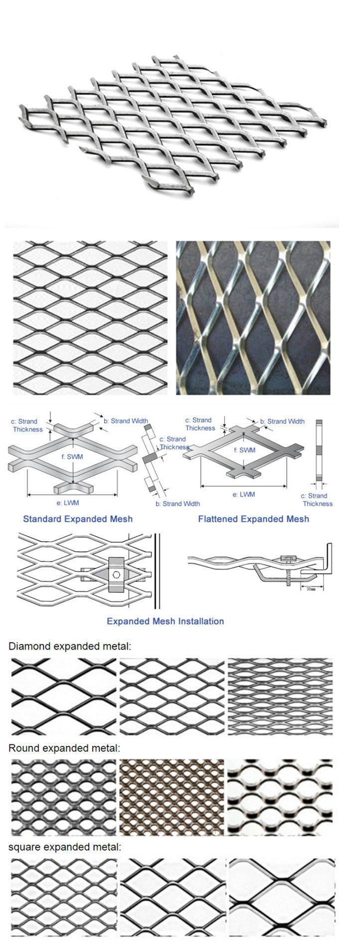 Anping Factory Architectural Expanded Mesh