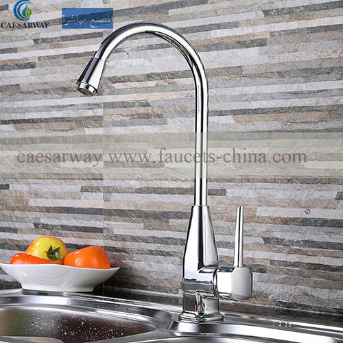 Single Lever Brass Kitchen Faucet