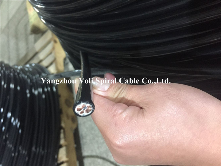 High Elasticity TPE PUR Spiral Electric Wire Coiled Cable