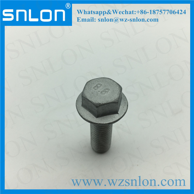 Class8.8 Hex Head Flange Screw Bolt for Auto Parts