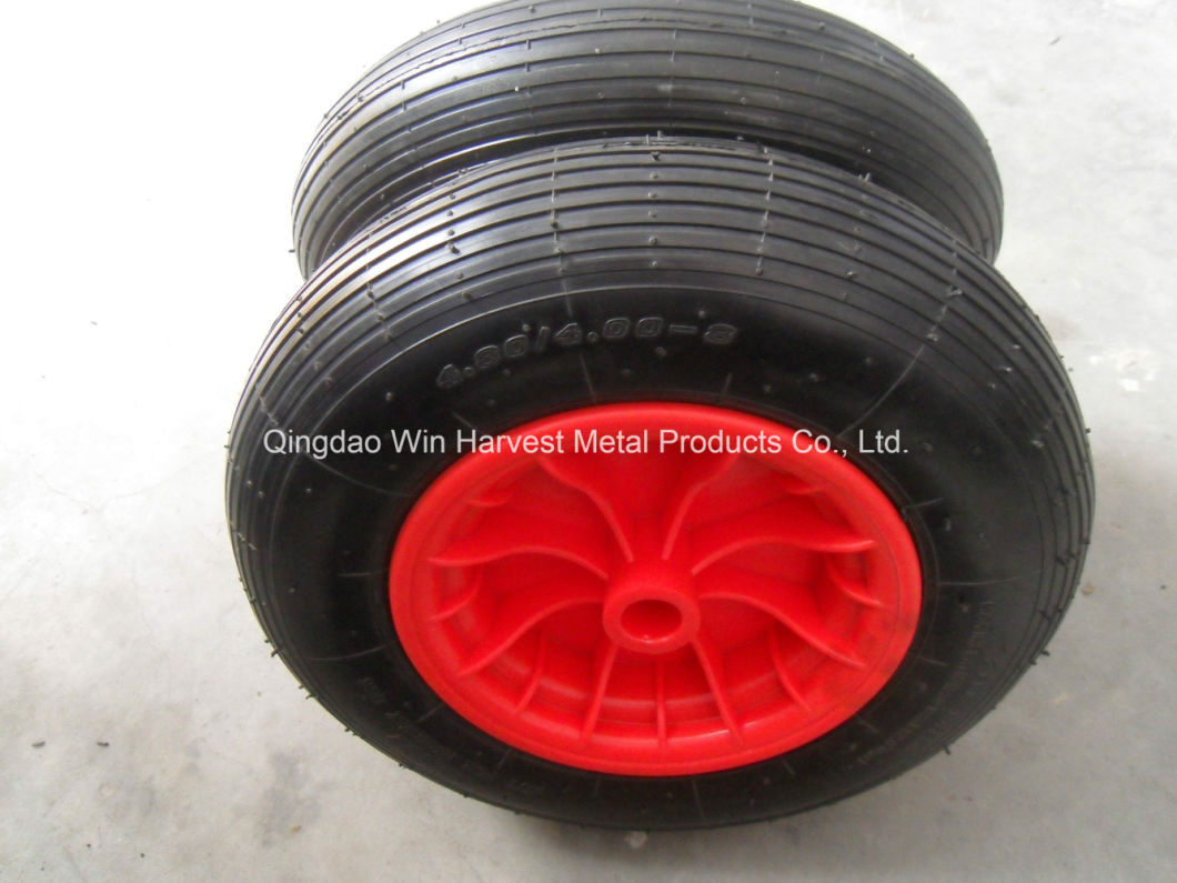 16 Inch 16X4.00-8 Plastic Rim Pneumatic Rubber Wheel