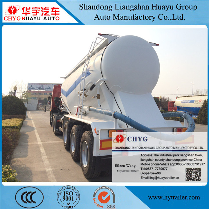 China Factroy Price Bulk Cement Tank Semi Trailer with V-Shape