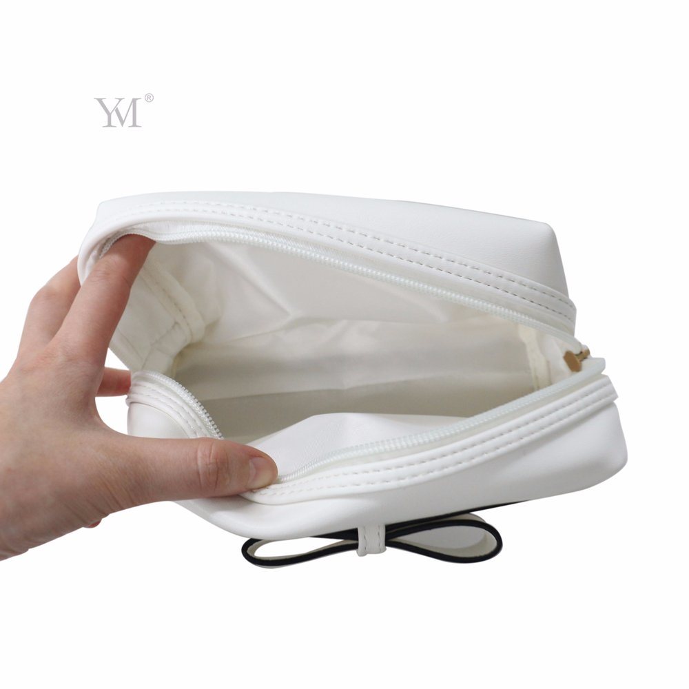Hot Sale Creative Design Personalized PVC Leather Basics Cosmetic Bag