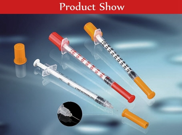 Medical Disposable Sterile Insulin Syringe U-100