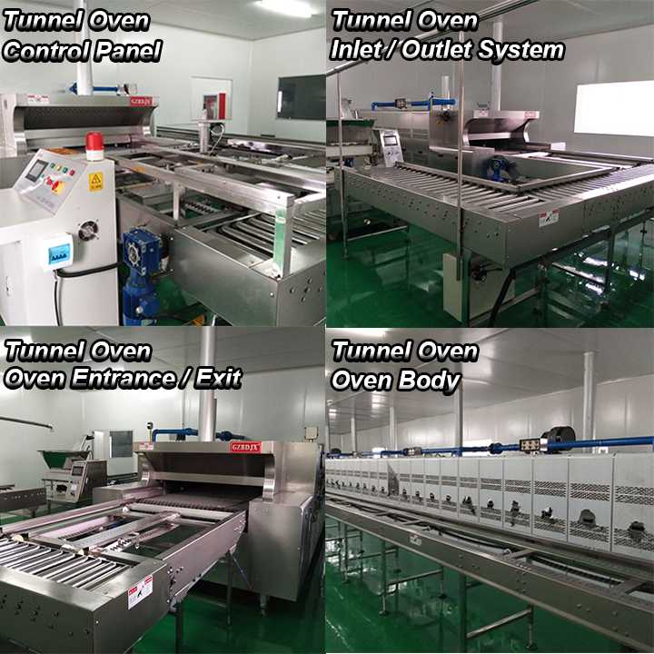 Bakery Equipment Automatic Electric Tunnel Oven for Biscuit Production Line