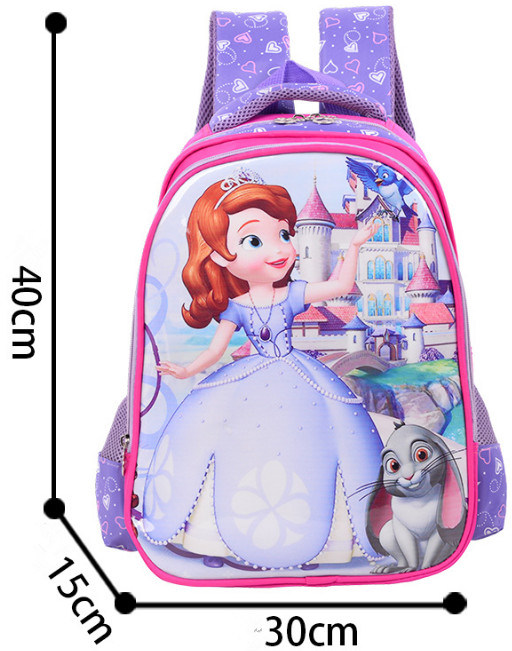 Elementary School Students Backpack Bag Cartoon Character Schoolbag