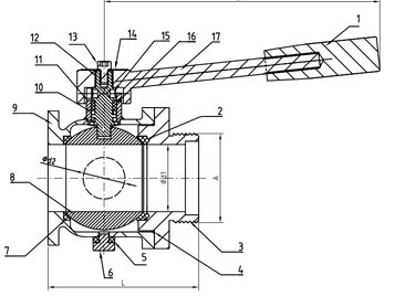 Sanitary Stainless Steel Flange Ball Valve for Wine Industry