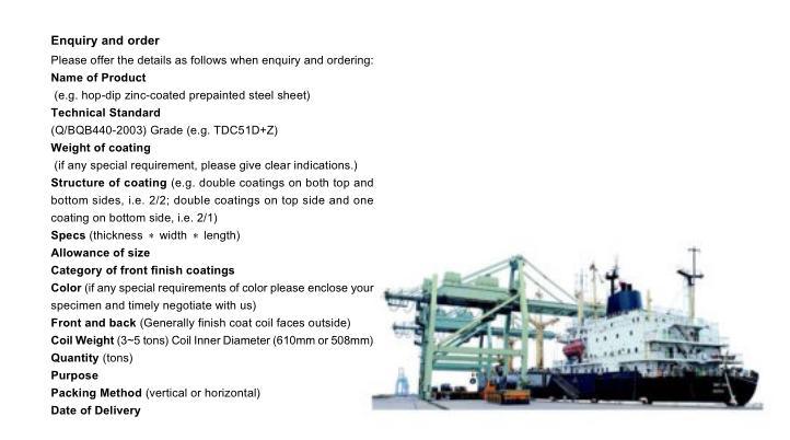 Color Coated Steel Sheet Ral9002/9006 Used for Booth, Persian Blinds, Cabana, Refrigerated Wagon