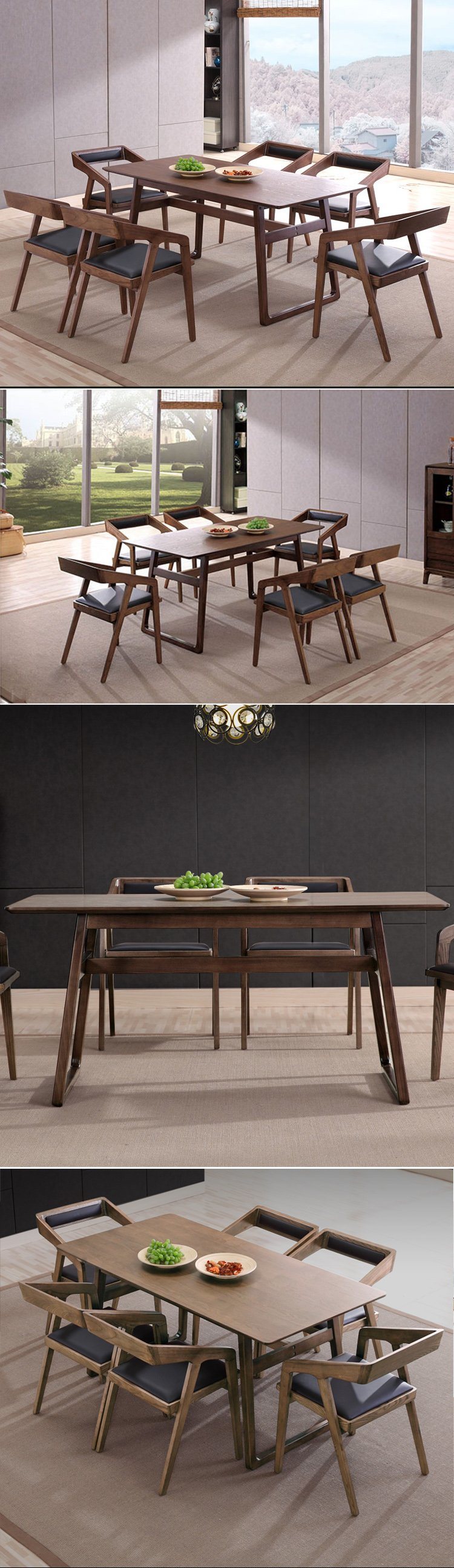 Modern Wood Furniture and Chair Restaurant Table for Home