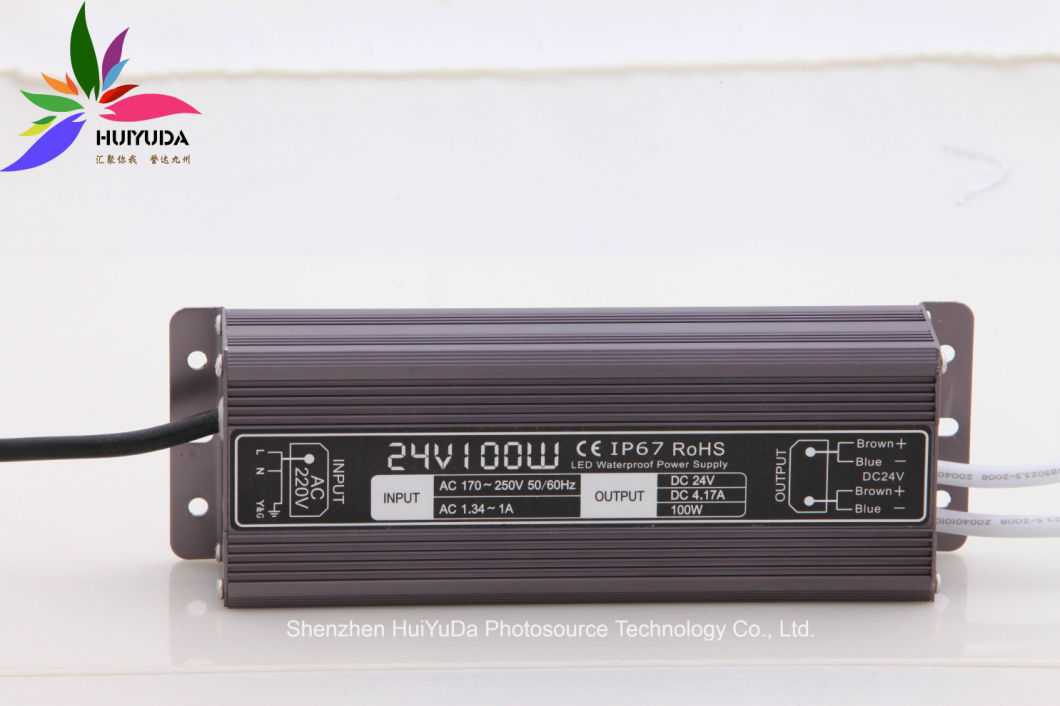 IP67 DC24V-100W 4.17A LED Light Switch Power Supply