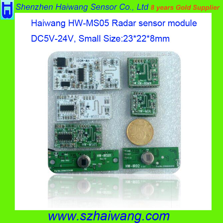 Microwave Motion Detector for Burglar Alarm