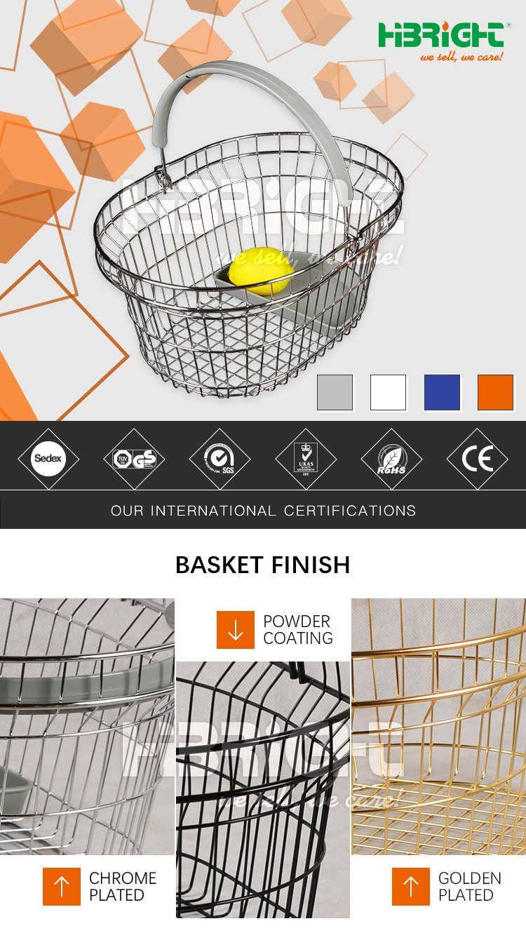 Pharmacy Store Cosmetic Store Wire Shopping Basket