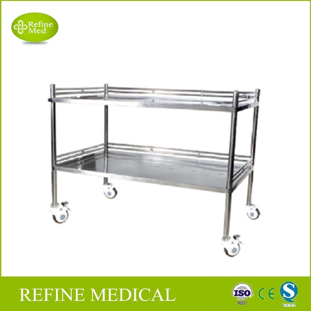 E-46 Medical Equipment Stainless Steel Instrument Trolley